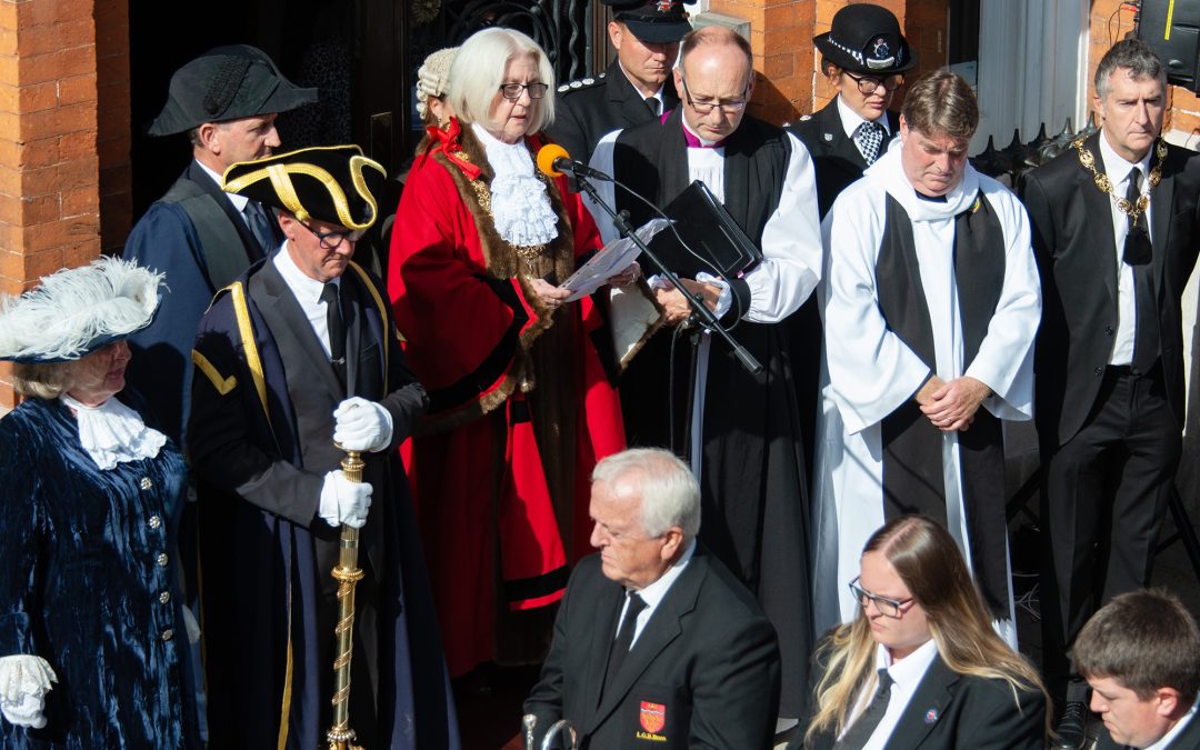 The new Sovereign is proclaimed in Lewes