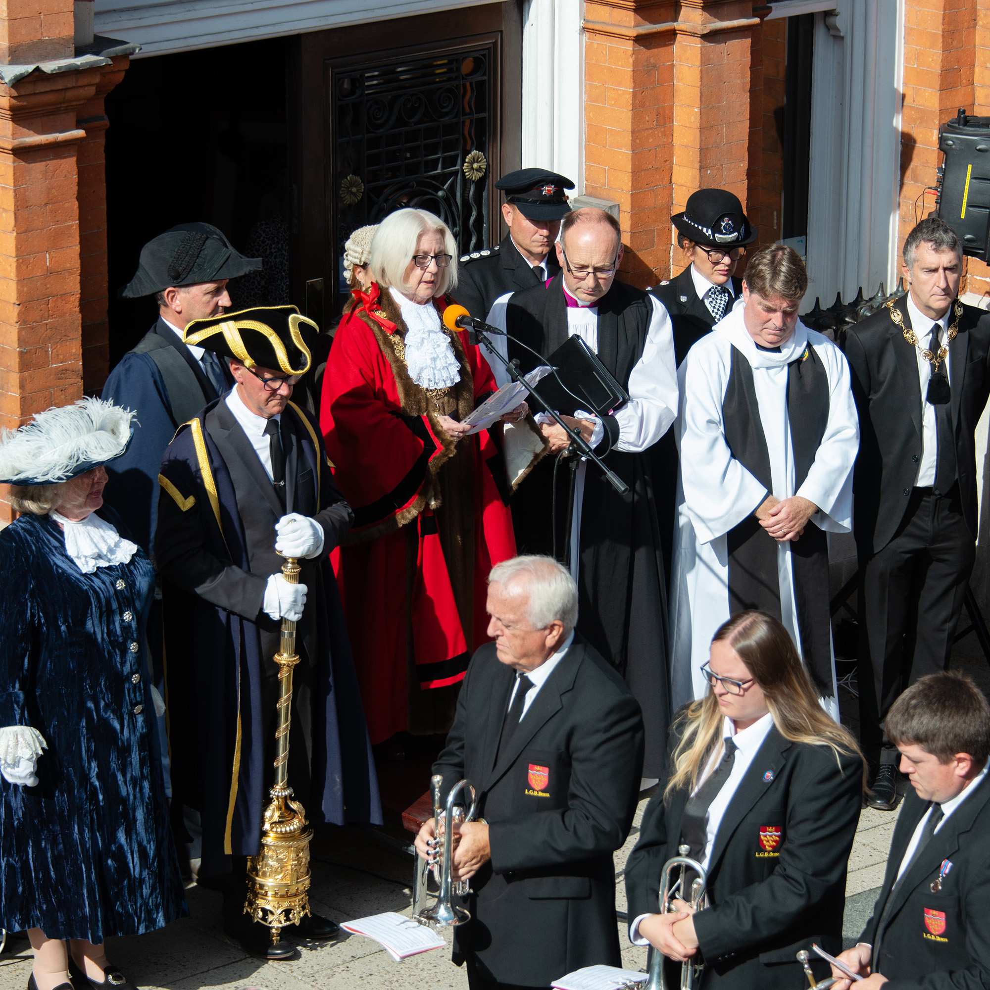 Proclamation of the new King at Lewes Town Hall 2022