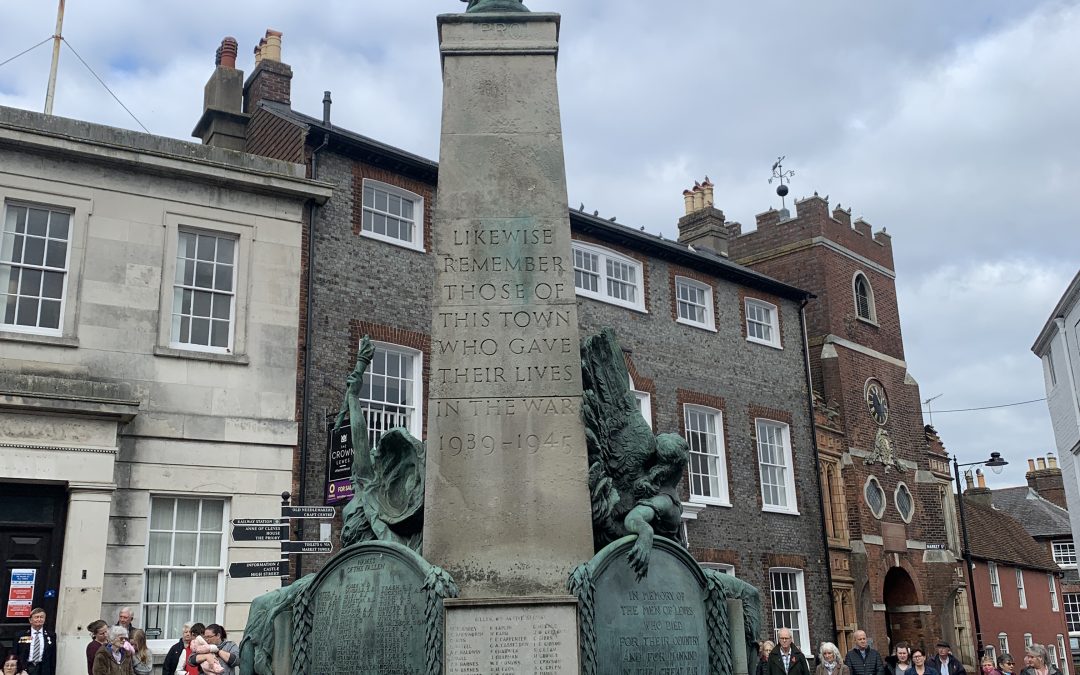 Lewes War Memorial rededicated during Remembrance celebrations