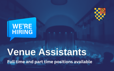 Job Vacancy: Venue Assistants