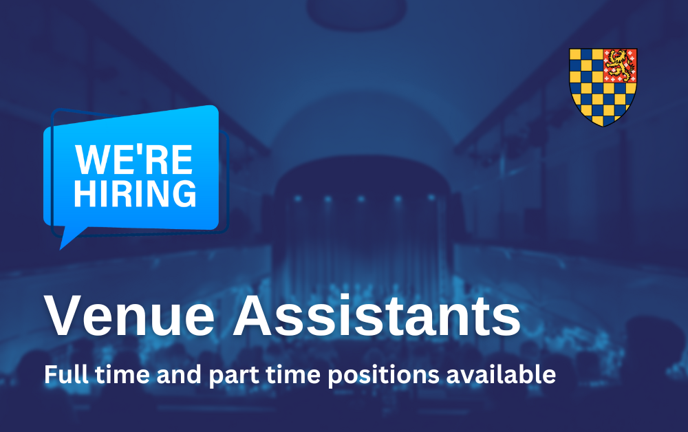 Job Vacancy: Venue Assistants
