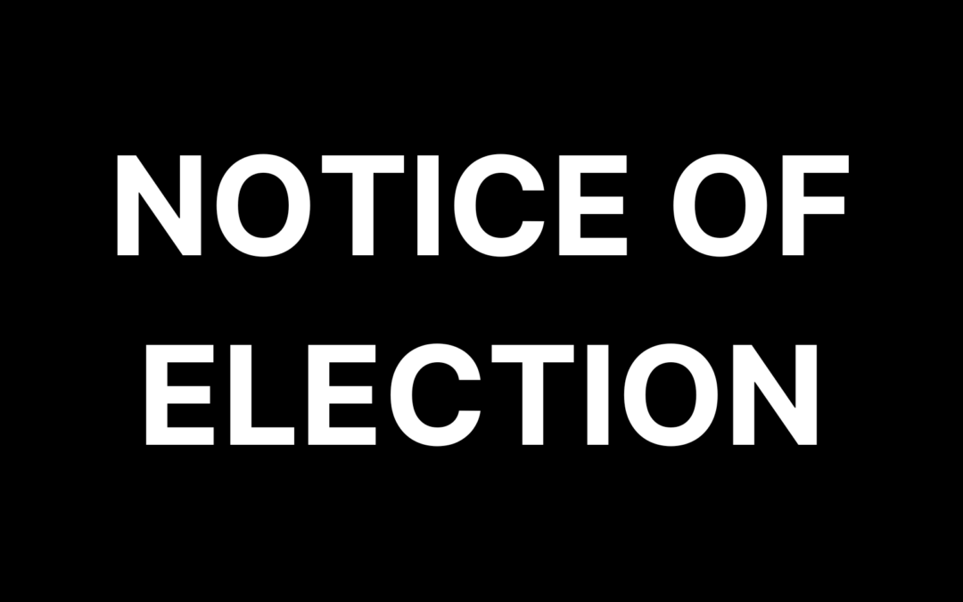 Notice of Election 4 May 2023
