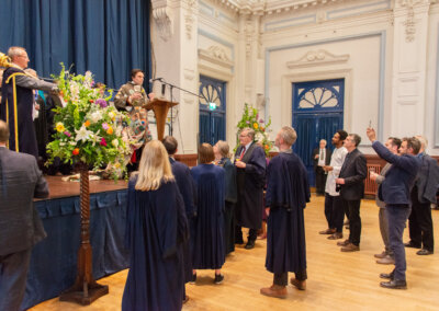 New Mayor Cllr Bird addresses councillors and guests at the Civic Reception (2)