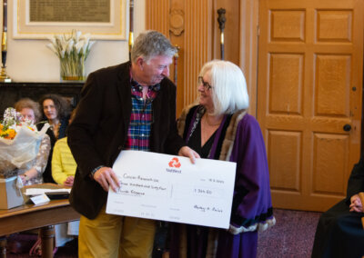 Outgoing Mayor Shirley-Anne Sains presenting cheques to her chosen Charities, the result of her fundraising efforts during her year as Mayor (2)