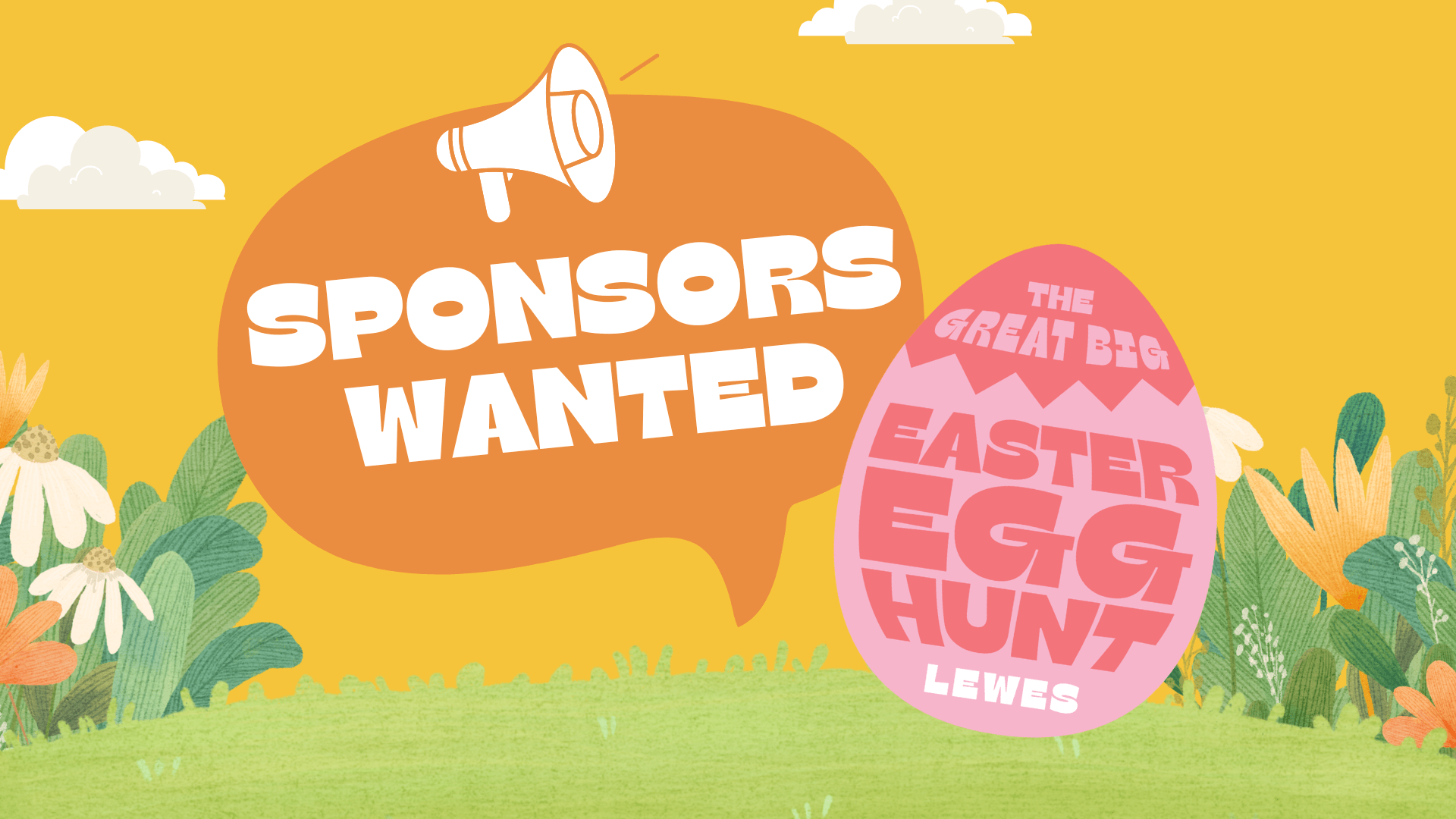Sponsors Wanted: The Great Big Easter Egg Hunt Lewes