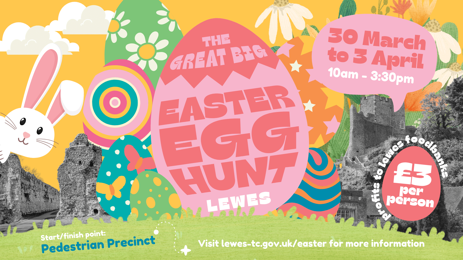 The Great Big Easter Egg Hunt Lewes, 30 March - 3 April